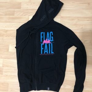 Flag nor Fail lightweight zip up